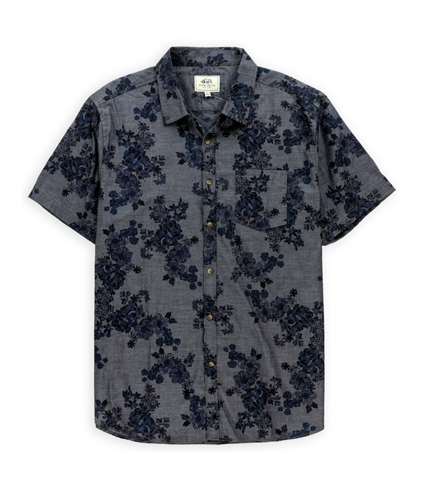 Ecko Unltd. Mens Flower Print Inject Button Up Shirt | Mens Apparel ...