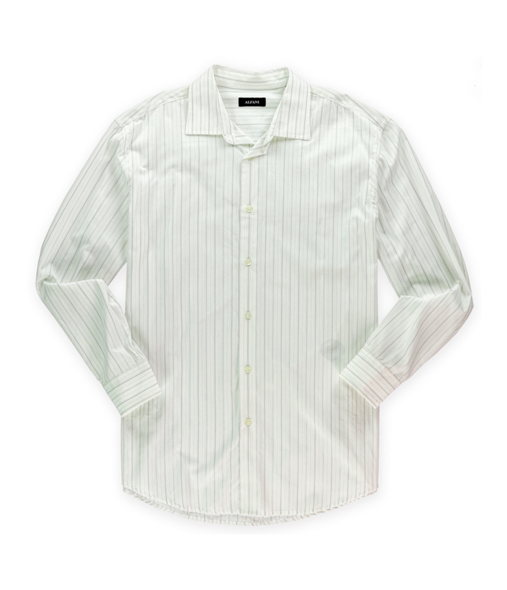 Alfani Mens Striped Button Up Dress Shirt | TagsWeekly.com