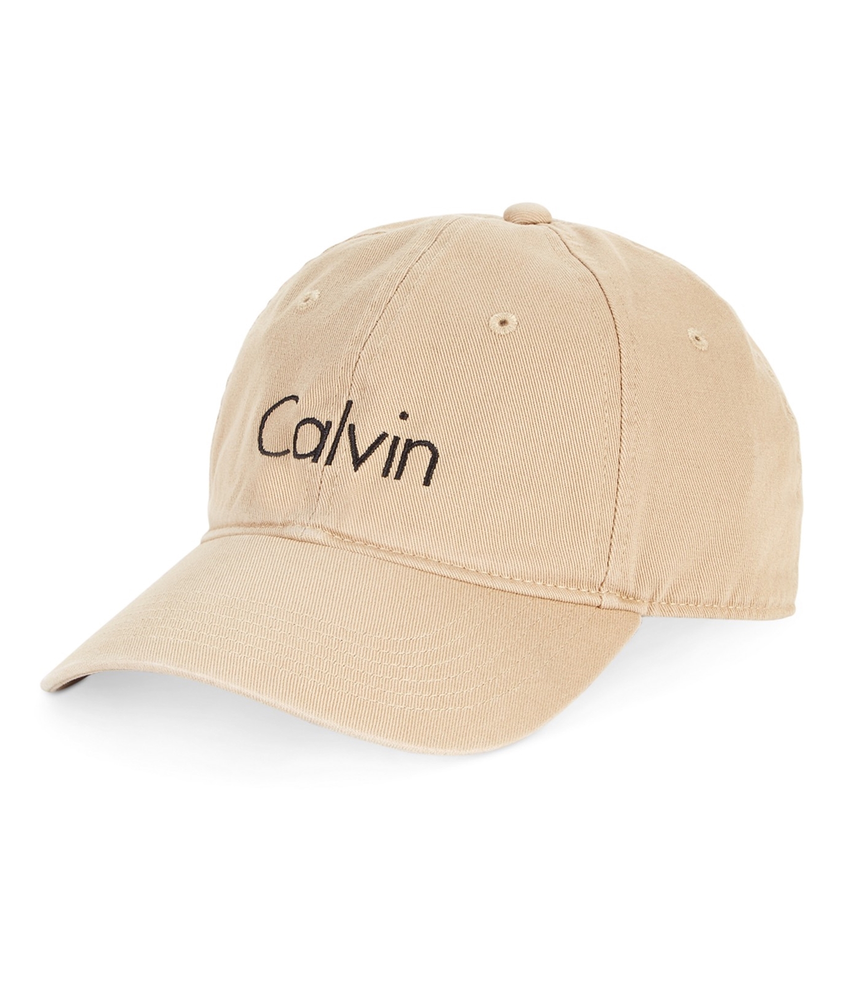 beige calvin klein cap