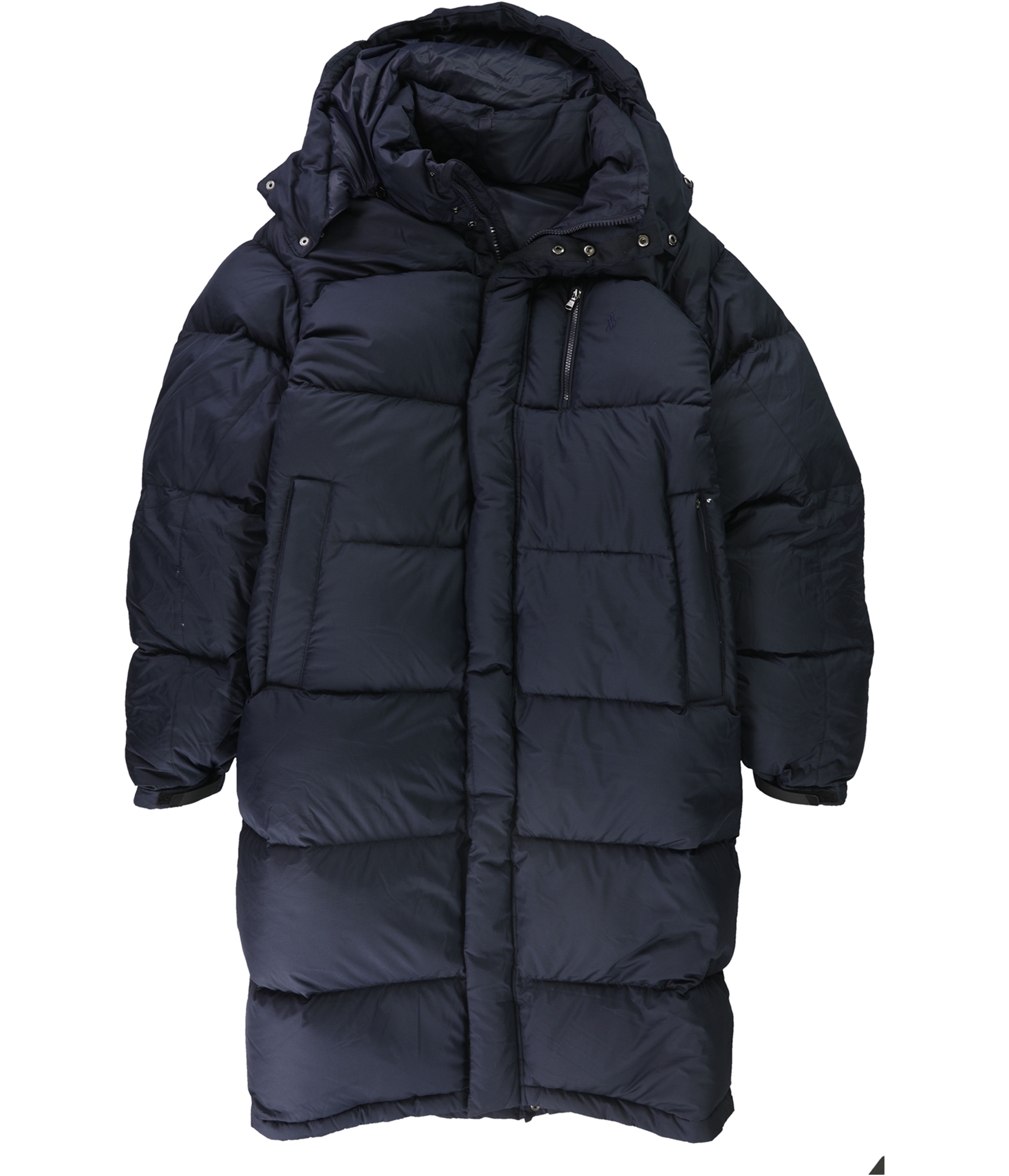 hooded ripstop down coat