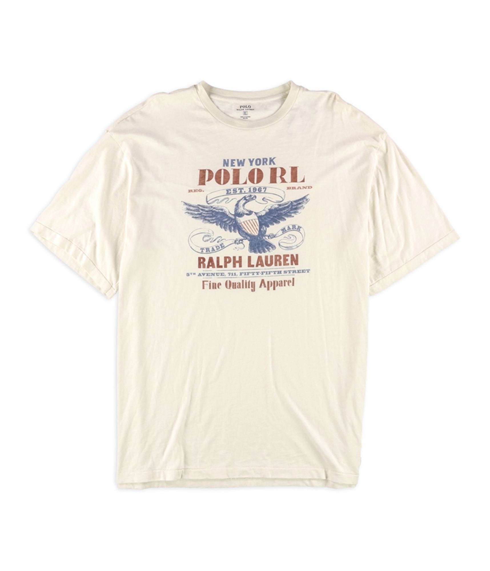 Ralph Lauren Mens Big & Tall New York 1967 Graphic T-Shirt | Mens ...