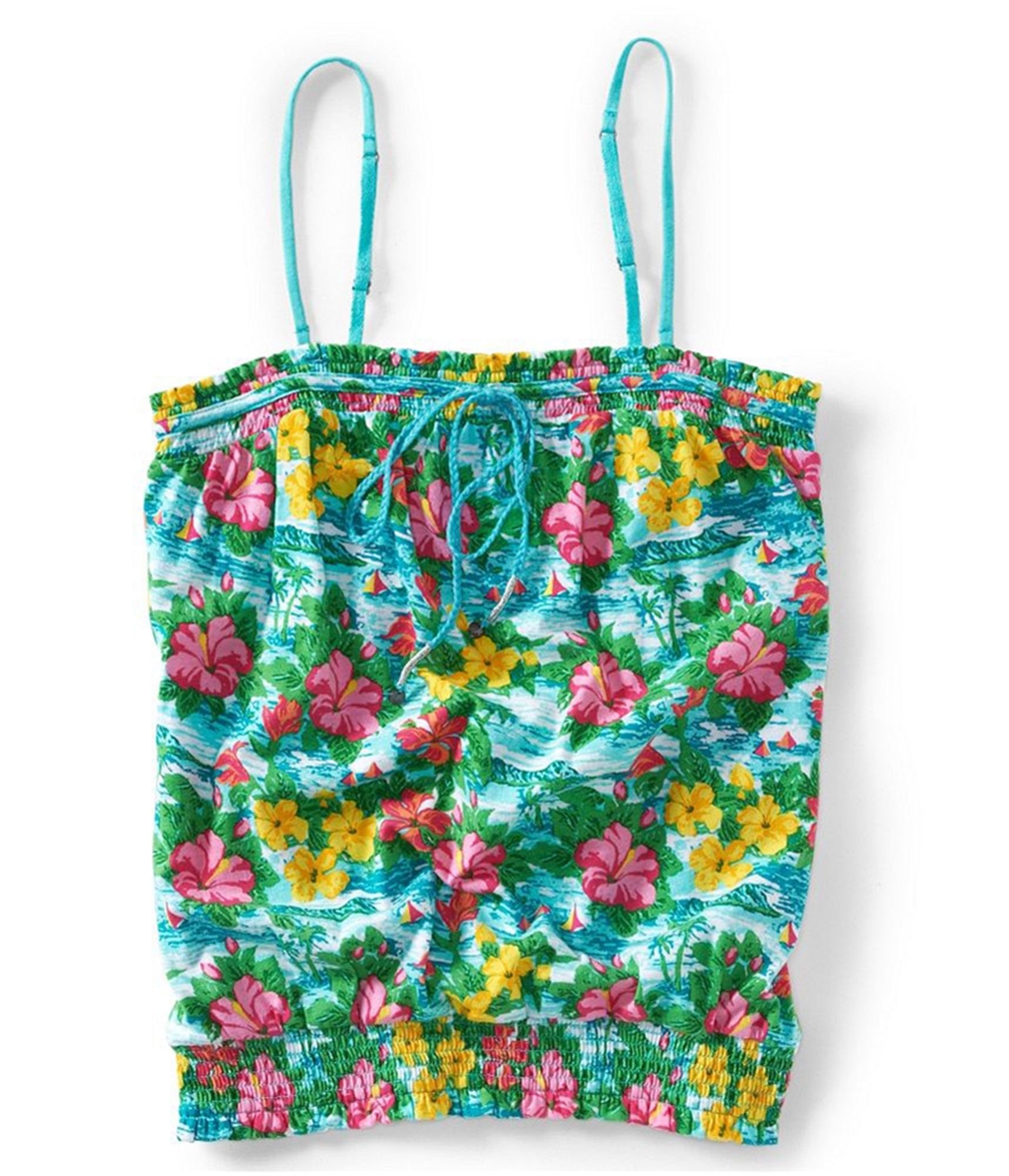 Aeropostale Womens Hawaiian Print Tube Tank Top | Womens Apparel | Free ...