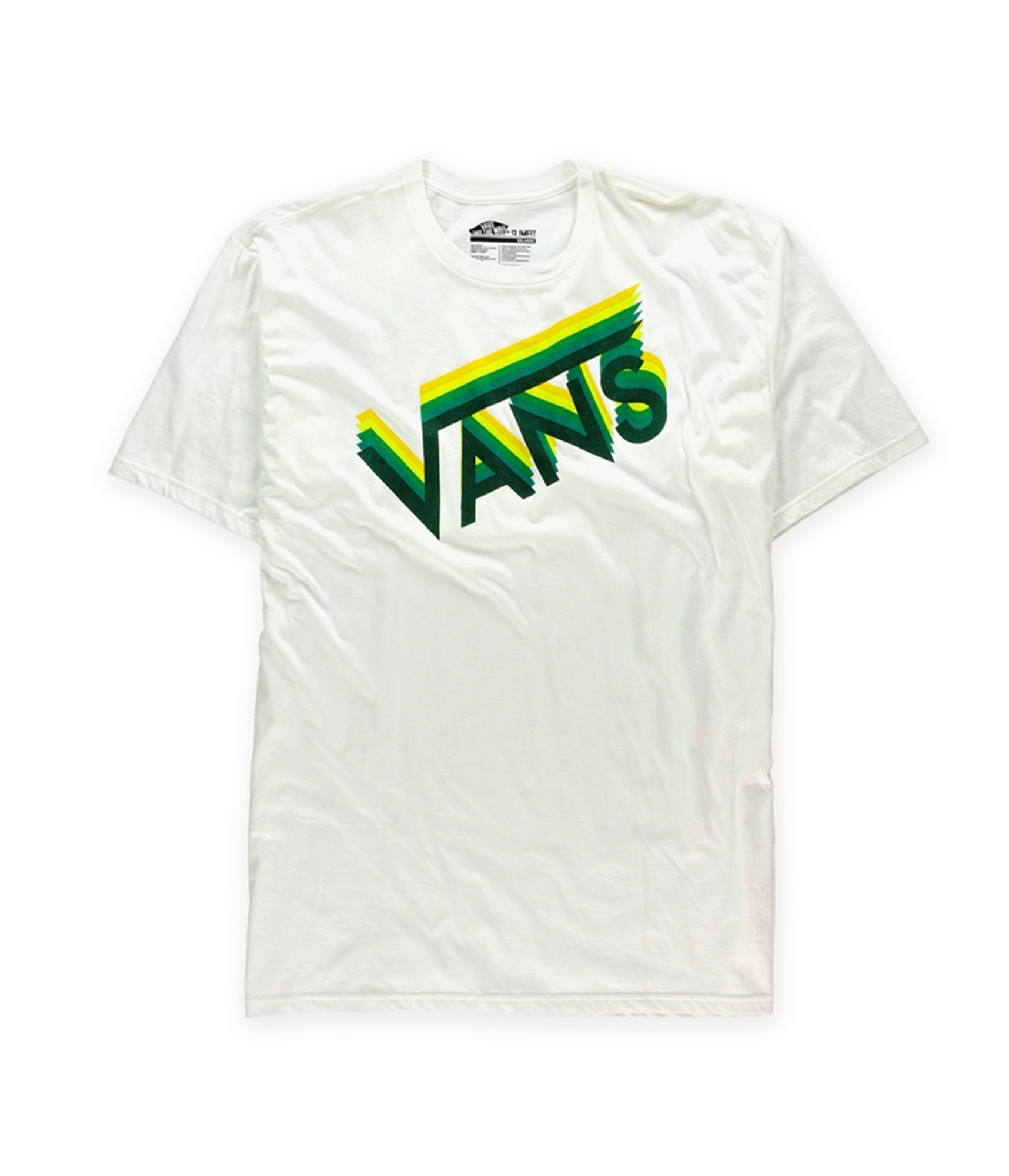 vans t shirt size chart