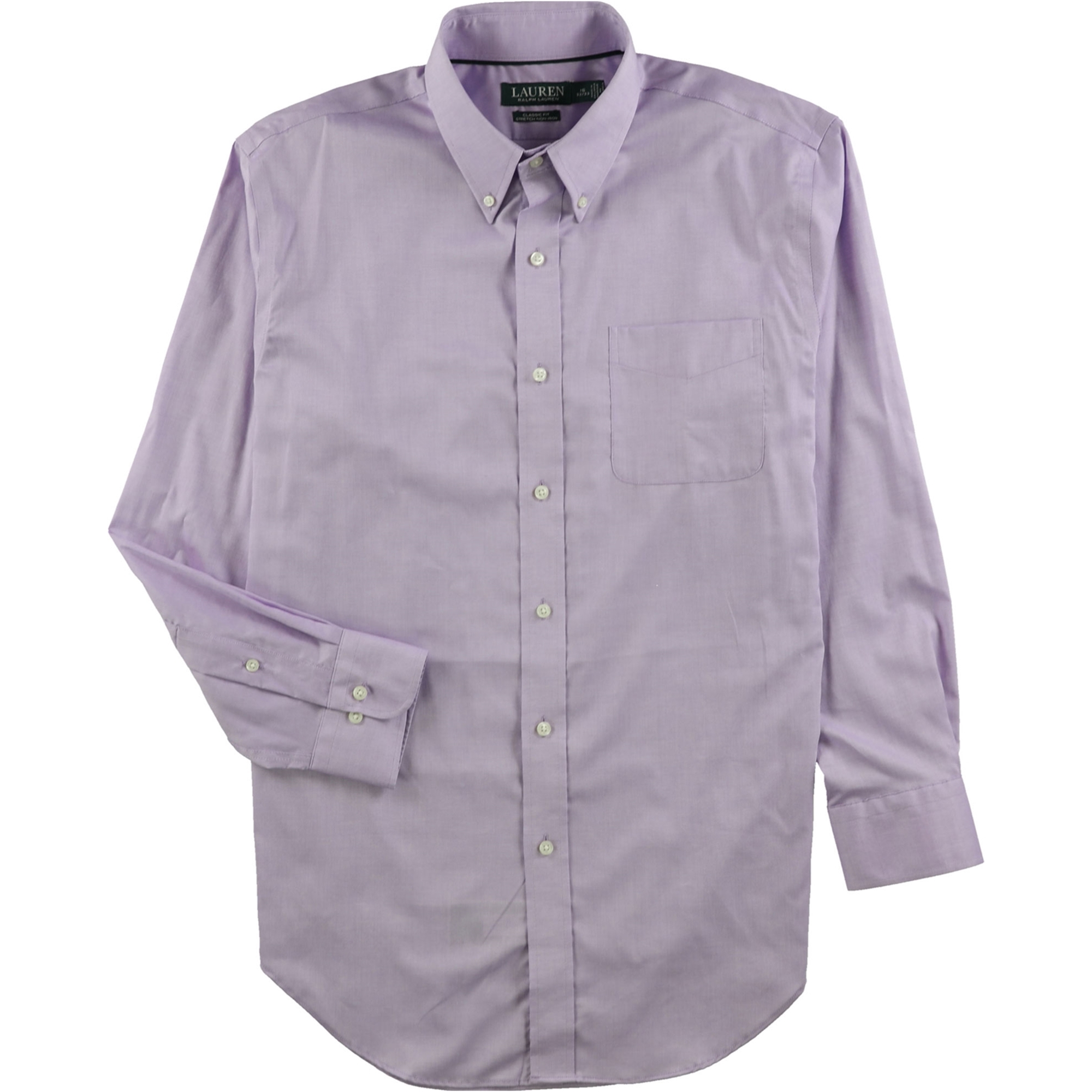 Ralph Lauren Mens Solid Button Up Dress Shirt | Mens Apparel | Free ...