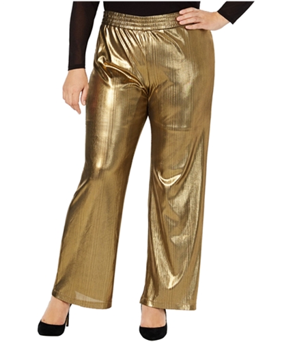 NY Collection Womens Metallic Casual Wide Leg Pants | Womens Apparel ...