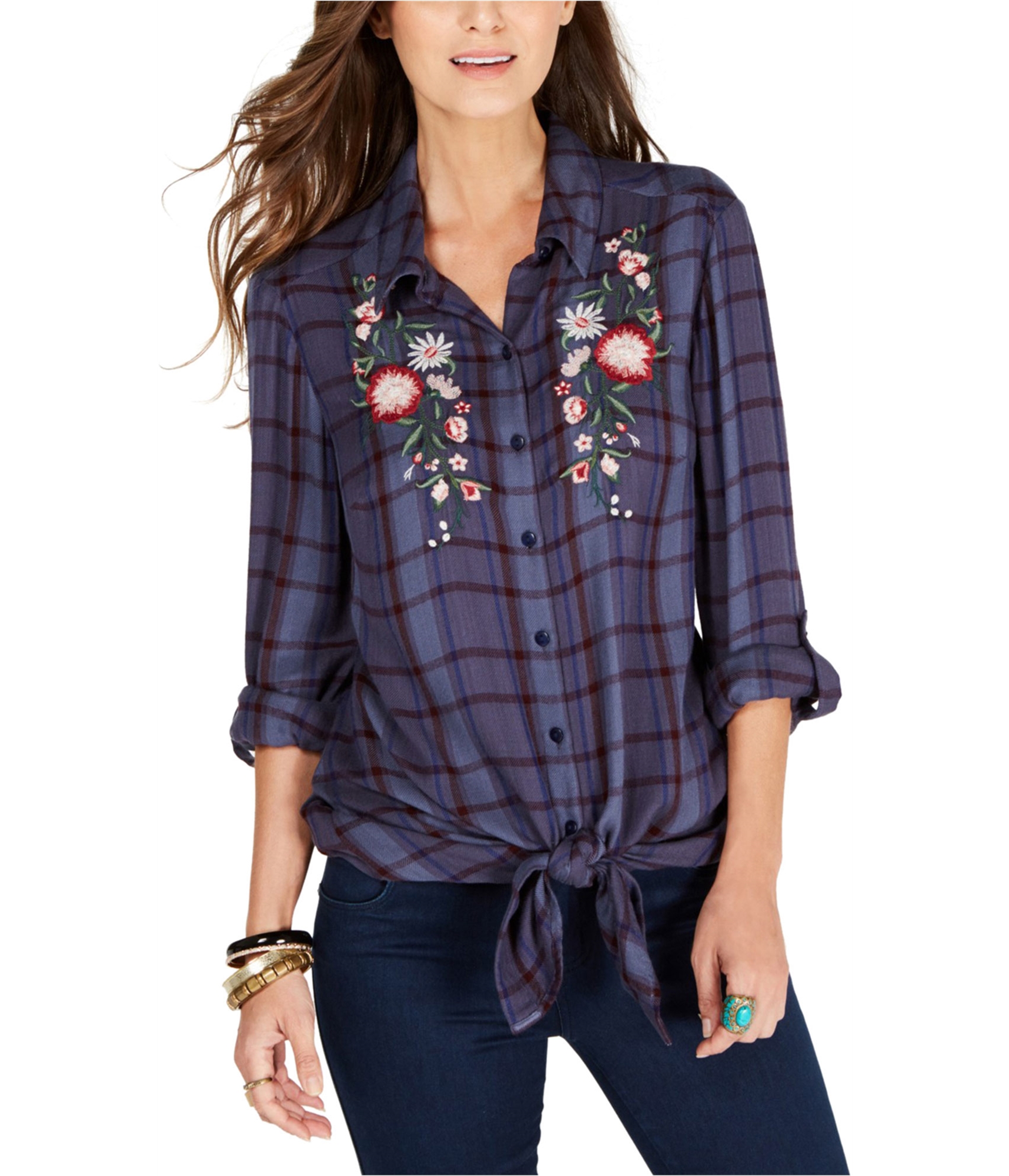 style and co button down shirt