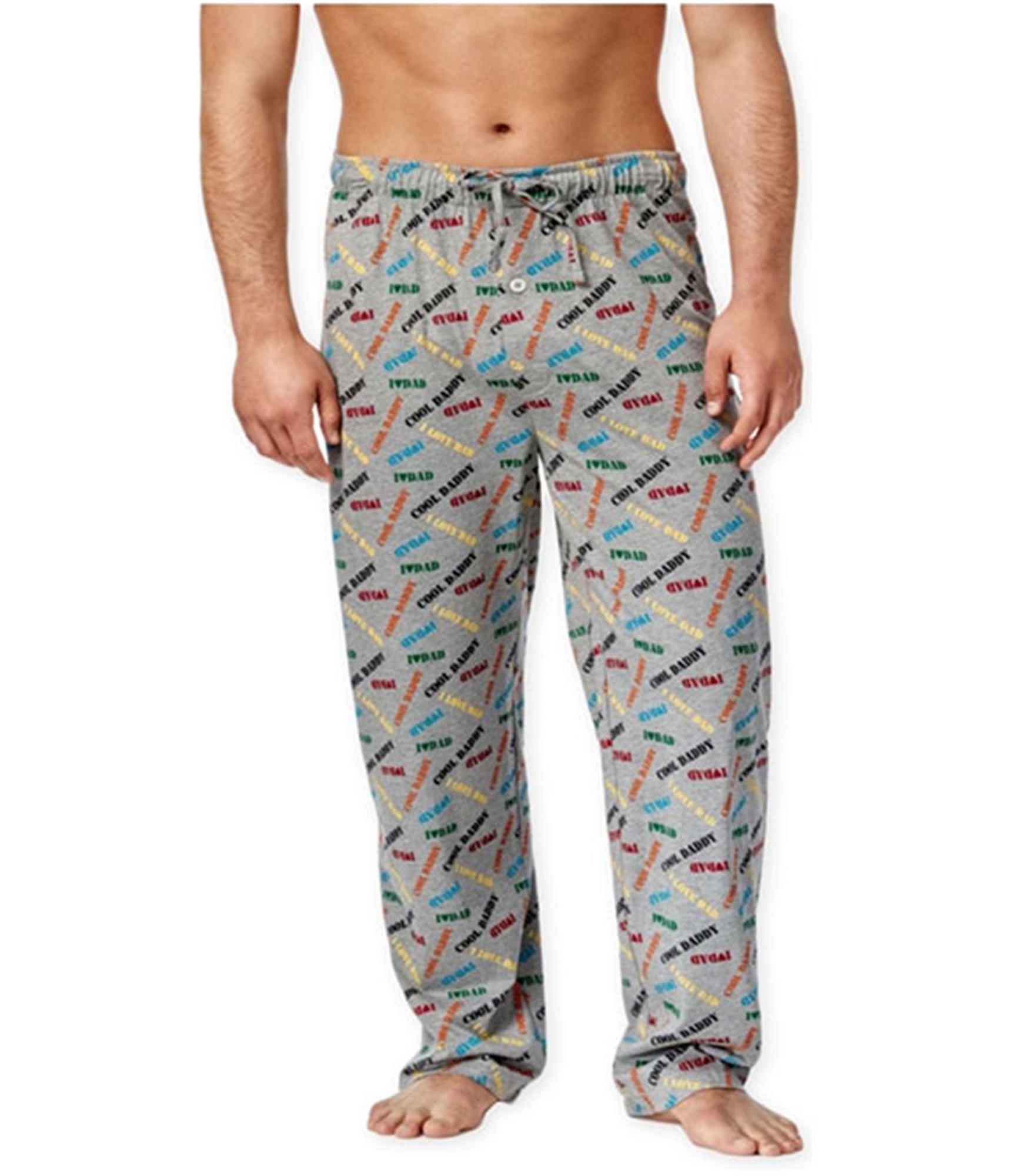 Club Room Mens #1 DAD Pajama Lounge Pants, Grey, Small 848257061494 | eBay