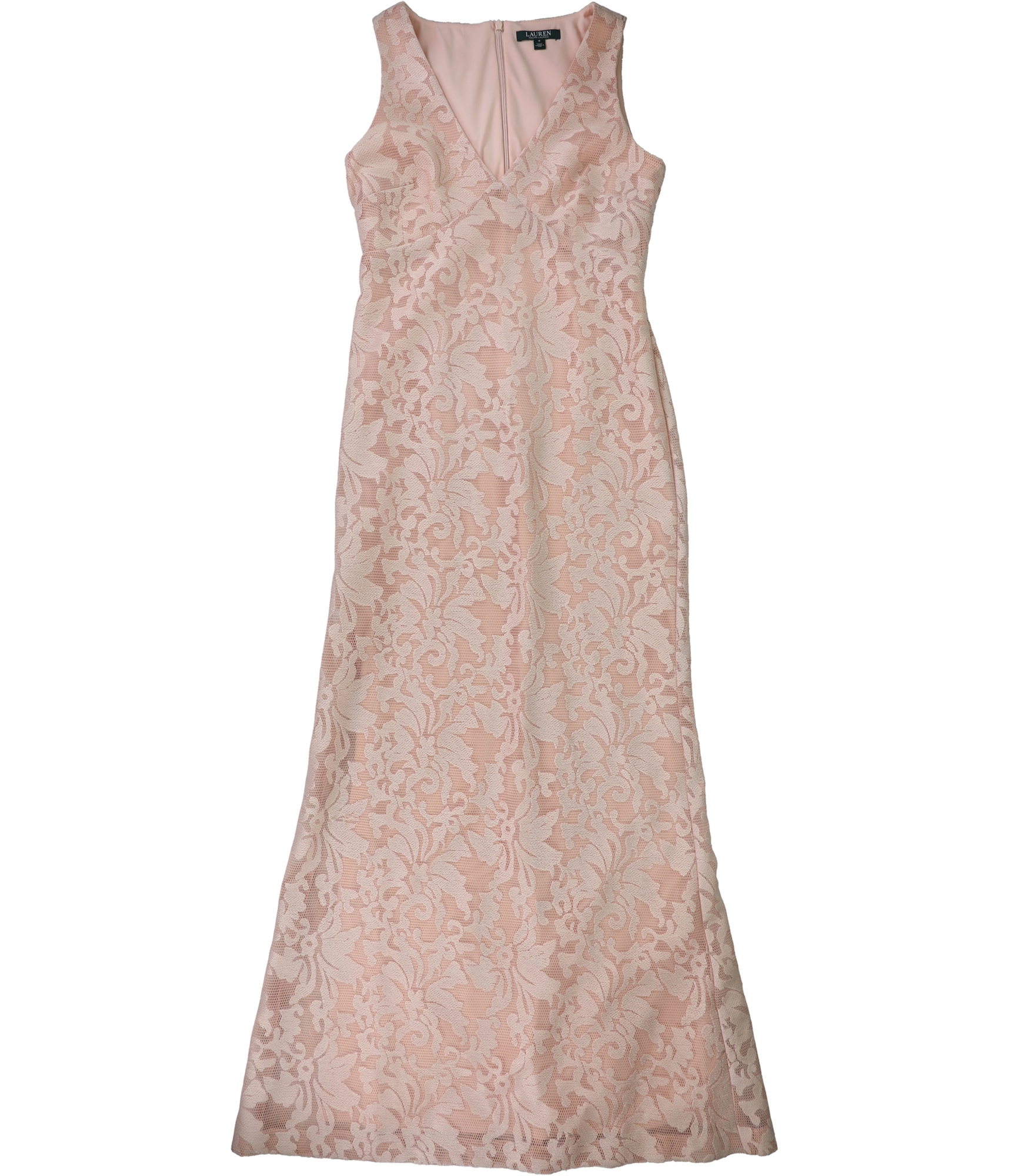Lauren Ralph Lauren Womens Saraeve Formal Lace Evening Dress
