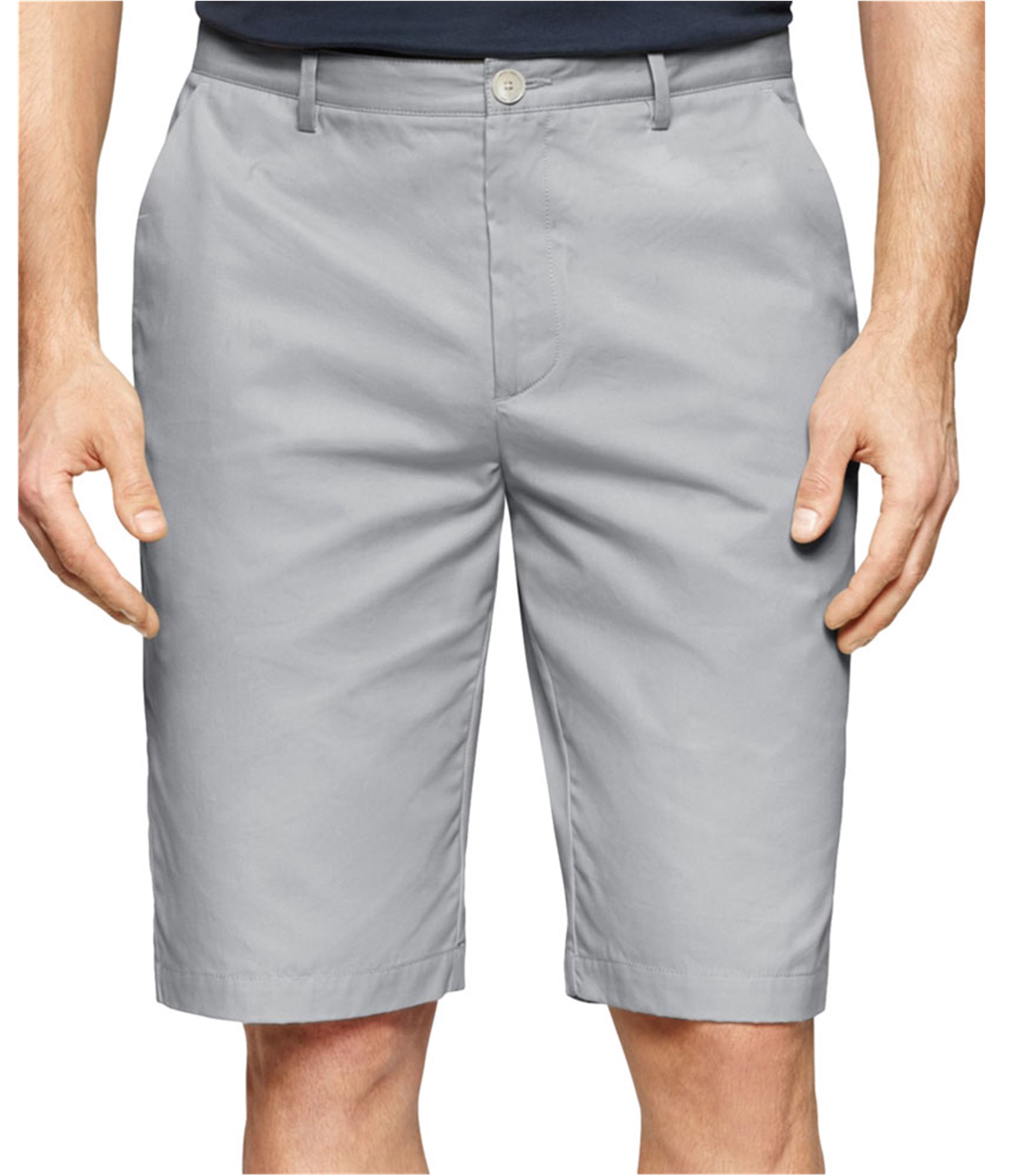 grey walking shorts