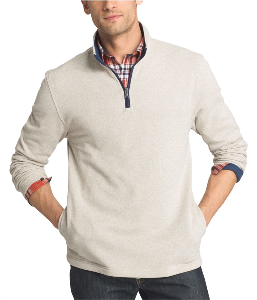 Download Izod Mens Textured 1/4 Zip Sweatshirt | eBay