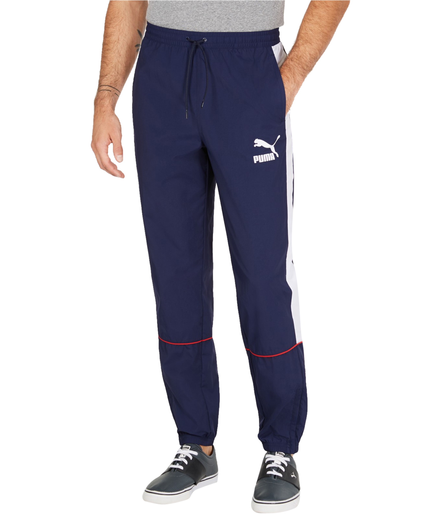 puma nylon track pants