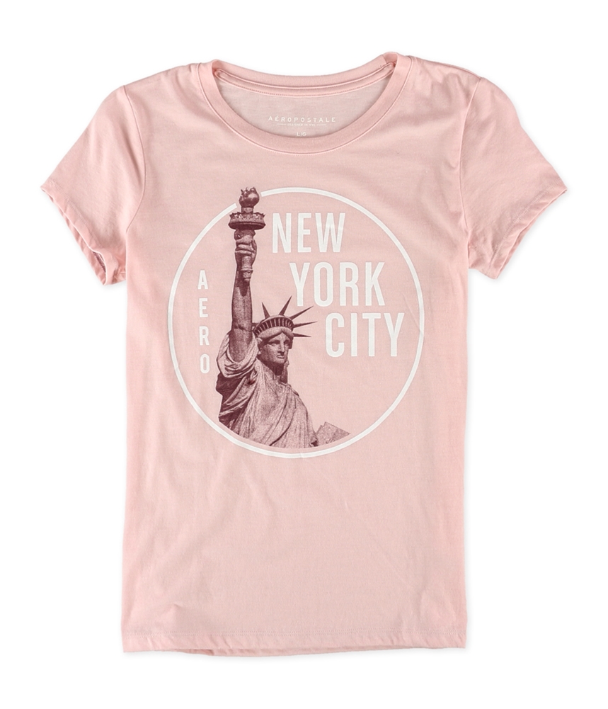 Aeropostale Womens Statue Of Liberty Graphic T-Shirt, Pink, X-Large | eBay