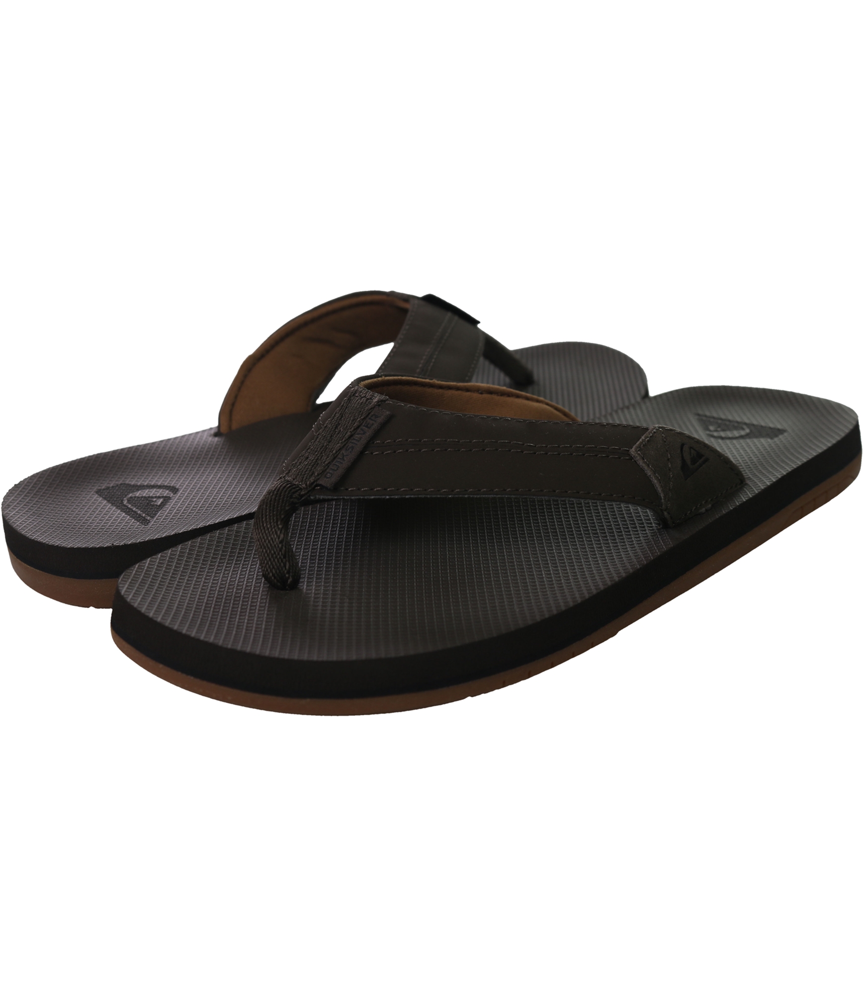 Quiksilver Mens Coastal Oasis II Flip Flop Sandals, Brown, 10 D(M) US ...