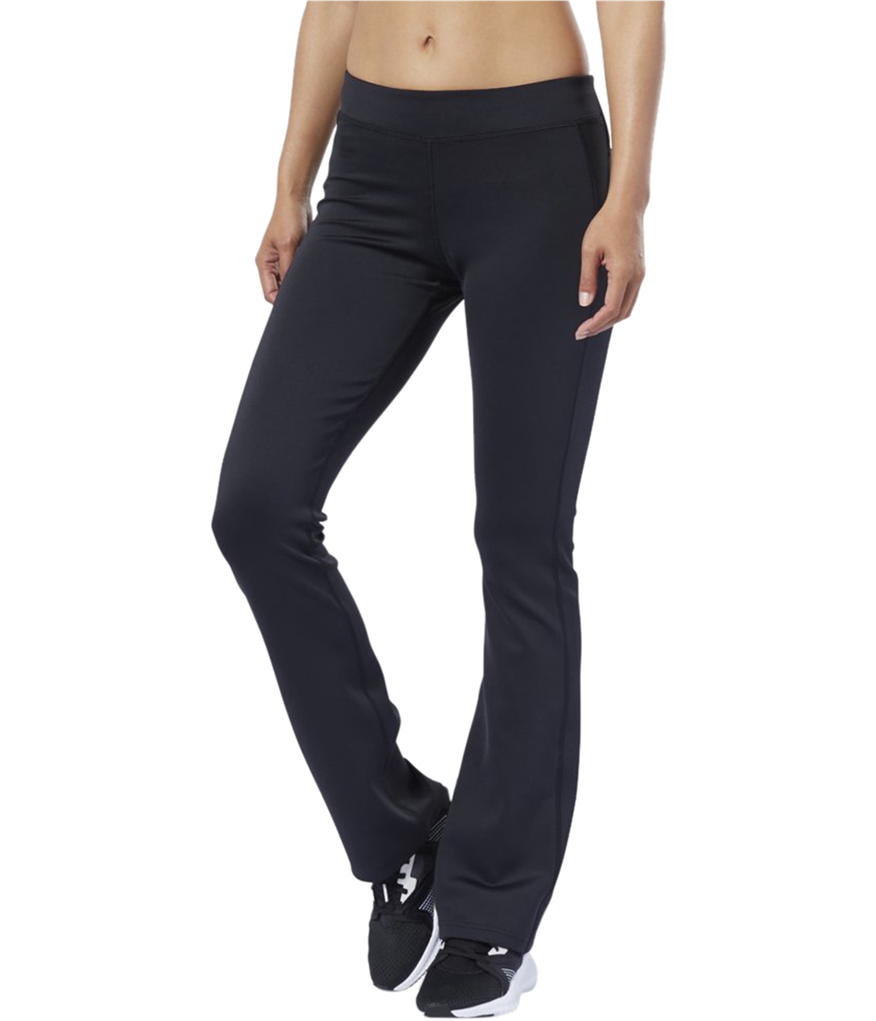 reebok solid women's track pants