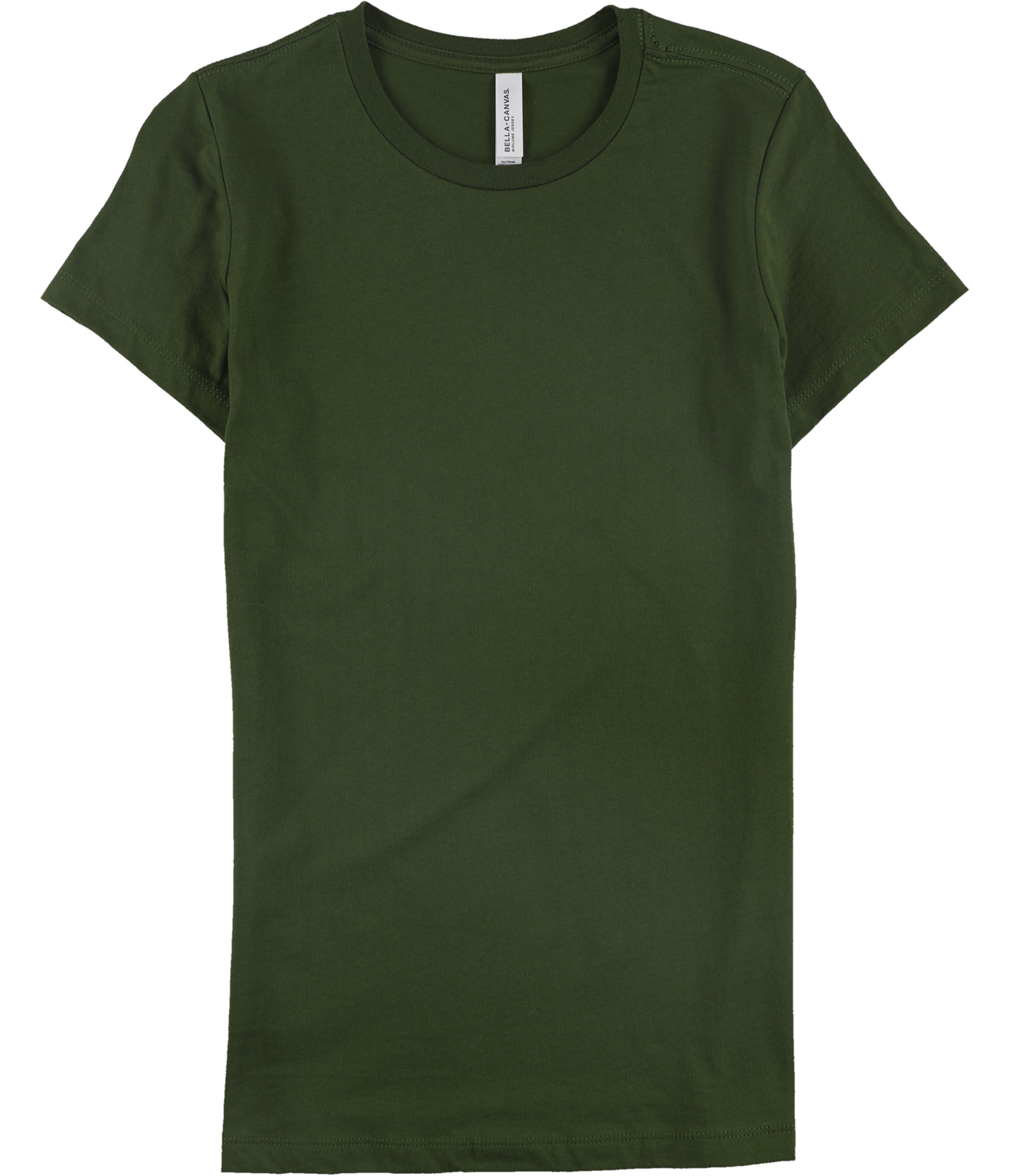 Download Bella Canvas Womens Solid Cotton Basic T-Shirt, Green, Large | eBay